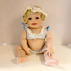 Hamilton Collection SALLY by Cindy Marschner Rolfe Porcelain Doll Vintage